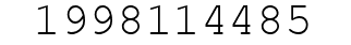 Number 1998114485.