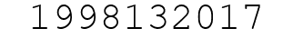 Number 1998132017.