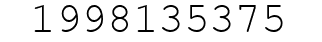 Number 1998135375.