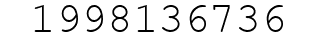 Number 1998136736.