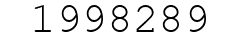 Number 1998289.