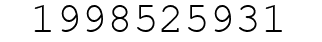 Number 1998525931.