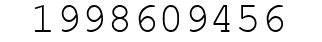 Number 1998609456.