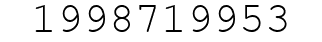 Number 1998719953.