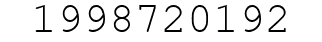 Number 1998720192.