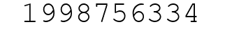 Number 1998756334.