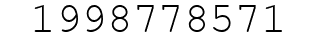 Number 1998778571.