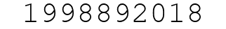 Number 1998892018.