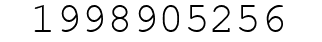 Number 1998905256.