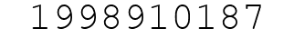 Number 1998910187.