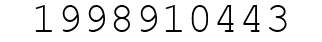 Number 1998910443.
