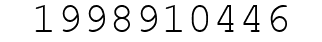 Number 1998910446.