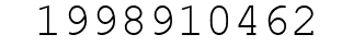 Number 1998910462.