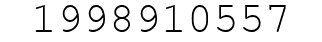 Number 1998910557.