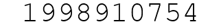 Number 1998910754.
