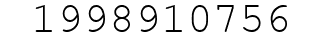 Number 1998910756.