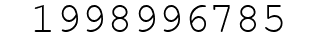 Number 1998996785.