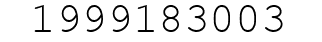 Number 1999183003.