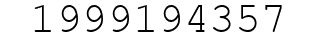 Number 1999194357.