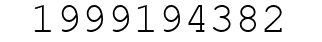 Number 1999194382.