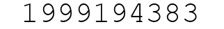 Number 1999194383.