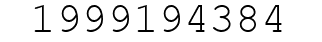 Number 1999194384.