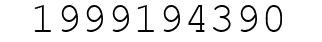 Number 1999194390.