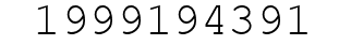 Number 1999194391.