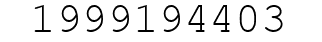 Number 1999194403.