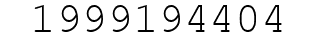 Number 1999194404.