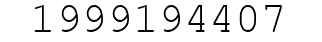 Number 1999194407.