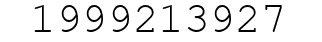 Number 1999213927.
