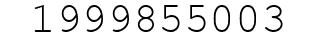 Number 1999855003.