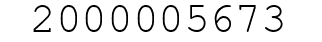 Number 2000005673.