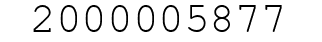 Number 2000005877.