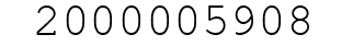 Number 2000005908.