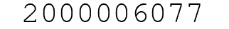 Number 2000006077.