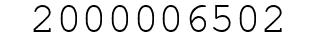 Number 2000006502.
