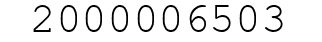 Number 2000006503.