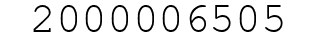 Number 2000006505.