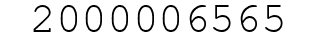 Number 2000006565.