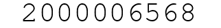 Number 2000006568.