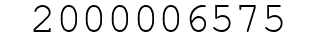 Number 2000006575.
