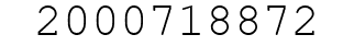 Number 2000718872.
