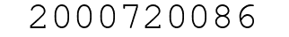 Number 2000720086.