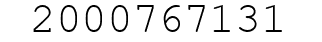 Number 2000767131.