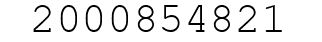 Number 2000854821.