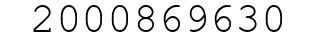 Number 2000869630.