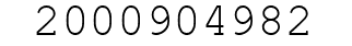 Number 2000904982.