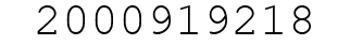 Number 2000919218.